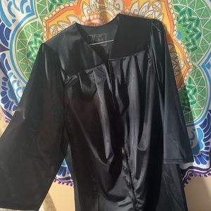 Black Graduation gown Unisex